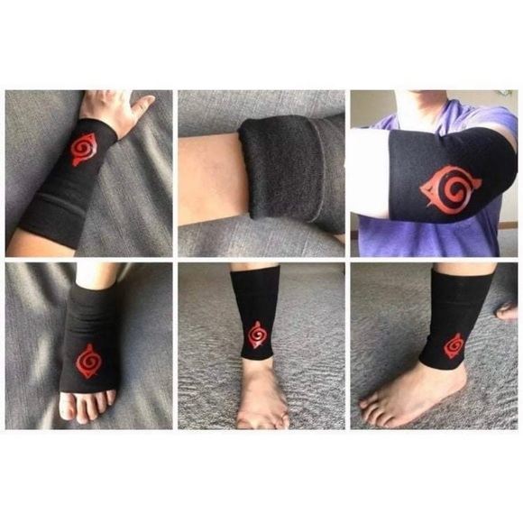 Chibi Miku Hatsune Vocaloid Holding Leek Anime Fingerless Gloves - Picture 2 of 2